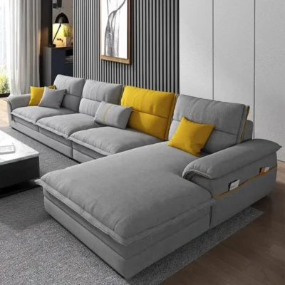 Storage Relax Puff Sofa Sectional Simple Double Nordic Daybed Puffs Sofa Set Lazzy Cushion Salon Meuble Home Furniture